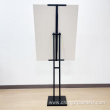 Double sided rotatable KT board poster display rack